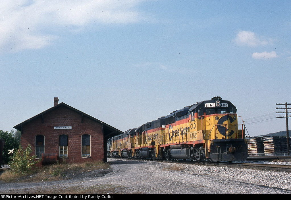 CSX 6165 at Green Spring